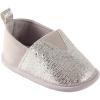 imageLuvable Friends Unisex Baby Crib ShoesSilver Spark