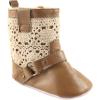 imageLuvable Friends Unisex Baby Crib ShoesTan Lace