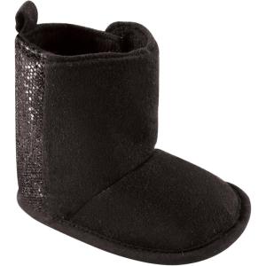 imageLuvable Friends Unisex Baby Crib ShoesBlack Glitter