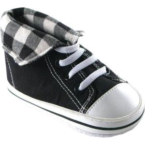 imageLuvable Friends Unisex Baby Crib ShoesBlack Hi Top