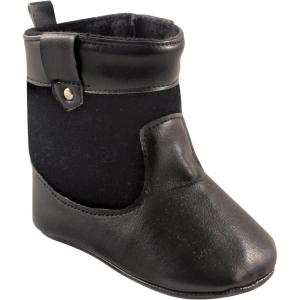 imageLuvable Friends Unisex Baby Crib ShoesBlack Riding Boots