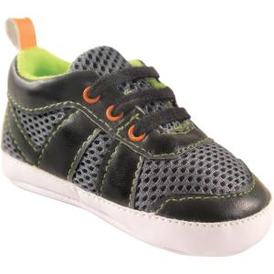 imageLuvable Friends Unisex Baby Crib ShoesBlackLime