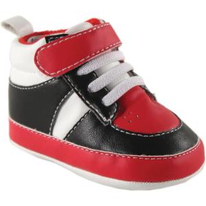 imageLuvable Friends Unisex Baby Crib ShoesBlackRed