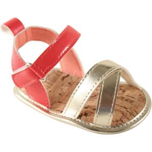 imageLuvable Friends Unisex Baby Crib ShoesCoral and Gold