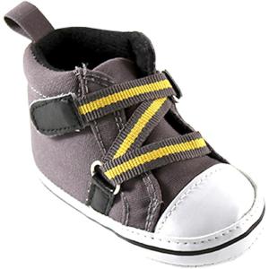 imageLuvable Friends Unisex Baby Crib ShoesGray Hitop