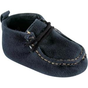 imageLuvable Friends Unisex Baby Crib ShoesNavy Wallabee