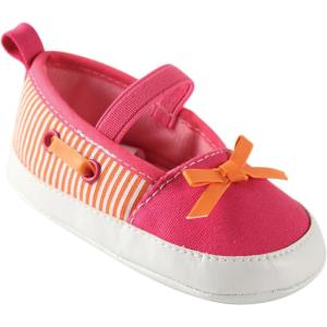 imageLuvable Friends Unisex Baby Crib ShoesPink Orange