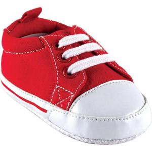 imageLuvable Friends Unisex Baby Crib ShoesRed Canvas