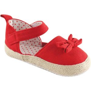 imageLuvable Friends Unisex Baby Crib ShoesRed Espadrilles
