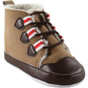 imageLuvable Friends Unisex Baby Crib ShoesRed Stripe