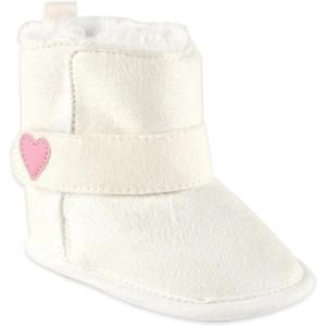 imageLuvable Friends Unisex Baby Crib ShoesWhite Boots