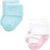 imageLuvable Friends Baby Socks GiftsetMint Pink Mary Janes 12pack