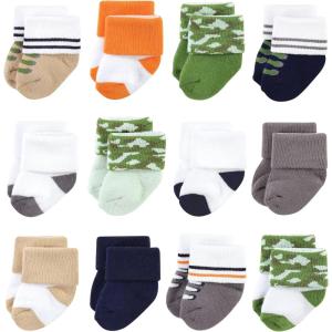 imageLuvable Friends Baby Socks GiftsetCamo 12pack