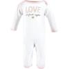 imageHudson Baby unisexchild Cotton CoverallsLove at First Sight