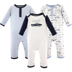 imageHudson Baby unisexchild Cotton CoverallsClassic Car