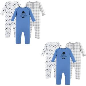 imageHudson Baby unisexchild Cotton CoverallsPerfect Gentleman 6piece