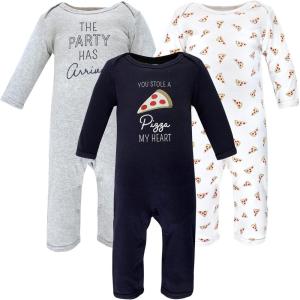 imageHudson Baby unisexchild Cotton CoverallsPizza