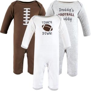 imageHudson Baby unisexchild Cotton CoverallsTouch Down