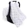 imageLuvable Friends Unisex Baby Muslin Car Seat Canopy Floral One SizeElephant