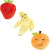 imageLuvable Friends Unisex Baby Squeaky Plush Dog Toy with RopeFruits
