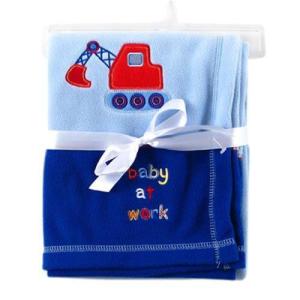 imageLuvable Friends Fleece Receiving Blanket  PinkBlue