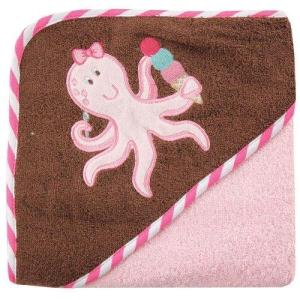 imageLuvable Friends Underwater Animals Hooded Towel PinkPink