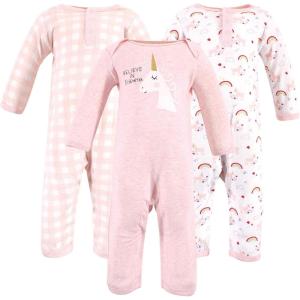 imageLuvable Friends babygirls Cotton CoverallsUnicorn
