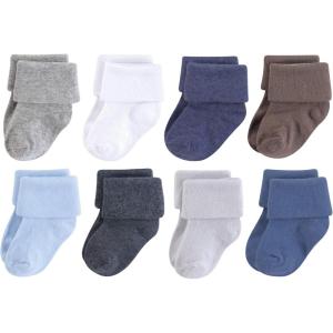 imageLuvable Friends babygirls Fun Essential Socks MultipackCharcoal Blue