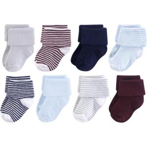 imageLuvable Friends babygirls Fun Essential Socks MultipackNavy Light Blue