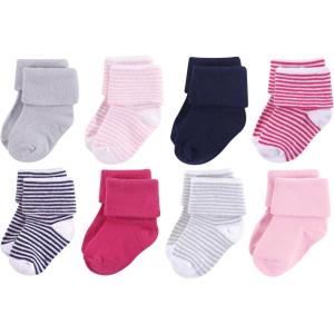 imageLuvable Friends babygirls Fun Essential Socks MultipackNavy Pink