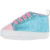 imageLuvable Friends BabyGirls Sparkly Sneaker Crib ShoeBluePink