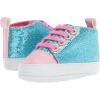 imageLuvable Friends BabyGirls Sparkly Sneaker Crib ShoeBluePink
