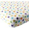 imageLuvable Friends Unisex Baby Fitted Playard Sheet White One SizeYellow Geometric