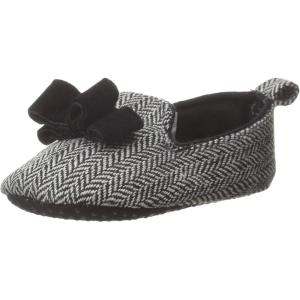 imageLuvable Friends Womens Tweed Slipper Flat BalletGrayBlack