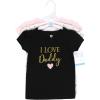 imageHudson Baby Unisex Baby Short Sleeve TshirtsGirl Daddy