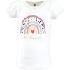 imageHudson Baby Unisex Baby Short Sleeve TshirtsUnicorn Rainbow