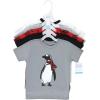 imageHudson Baby Unisex Baby Short Sleeve TshirtsWinter Penguin Moose