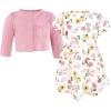 imageLuvable Friends Hudson Baby Dress and Blouse 2pcPink Floral Painted