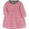 imageLuvable Friends Hudson Baby LongSleeve Dresses 2pkHoliday Stripe