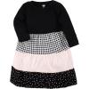 imageLuvable Friends Hudson Baby LongSleeve Dresses 2pkHoundstooth Leopard