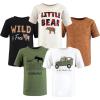 imageHudson Baby Unisex Baby Short Sleeve TshirtsAnimal Adventure