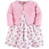 imageLuvable Friends babygirls Dress and CardiganPink Floral