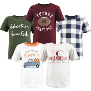 imageHudson Baby Unisex Baby Short Sleeve TshirtsFall Activities
