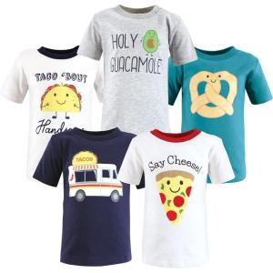 imageHudson Baby Unisex Baby Short Sleeve TshirtsFun Food