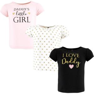 imageHudson Baby Unisex Baby Short Sleeve TshirtsGirl Daddy
