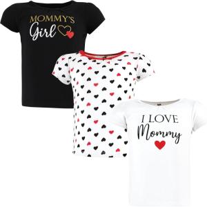 imageHudson Baby Unisex Baby Short Sleeve TshirtsGirl Mommy Red Black