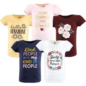 imageHudson Baby Unisex Baby Short Sleeve TshirtsGirls World