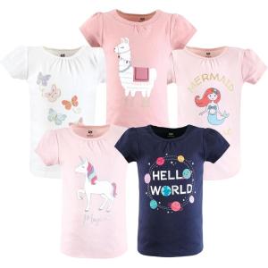 imageHudson Baby Unisex Baby Short Sleeve TshirtsMagical World