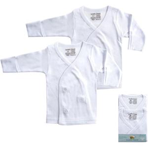 imageLuvable Friends Baby Girls Side Snap ShirtsWhite Longsleeve