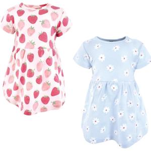 imageLuvable Friends Hudson Baby Sleeveless Dresses 2pkBerry Bliss